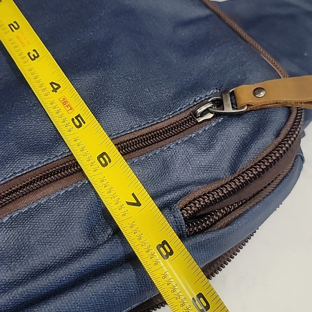 Blue Men's Sling Bag Crossbody Bag Traveler Bag